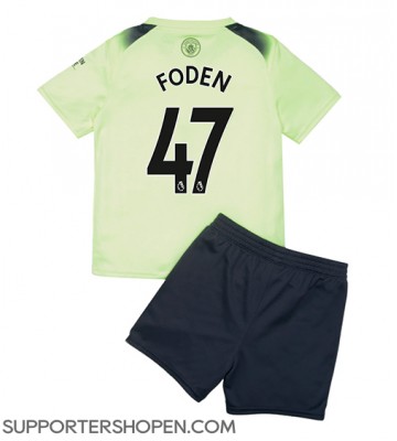 Manchester City Phil Foden #47 Tredje tröja Barn 2022-23 Kortärmad (+ korta byxor)